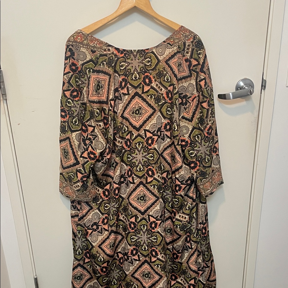 Patterned Kimono Duster - image 3
